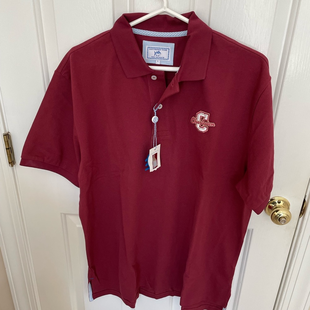 NWT Southern Tide College of Charleston polo L